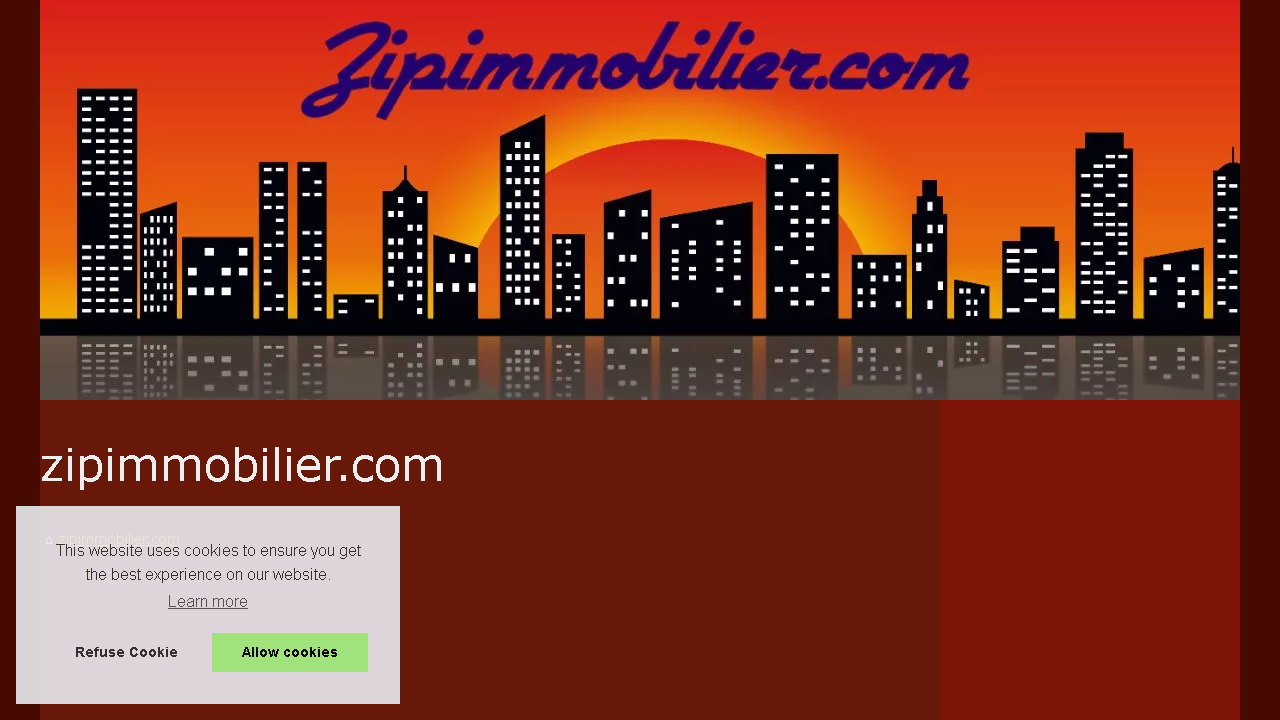 Capture d'écran de http://www.zipimmobilier.com/